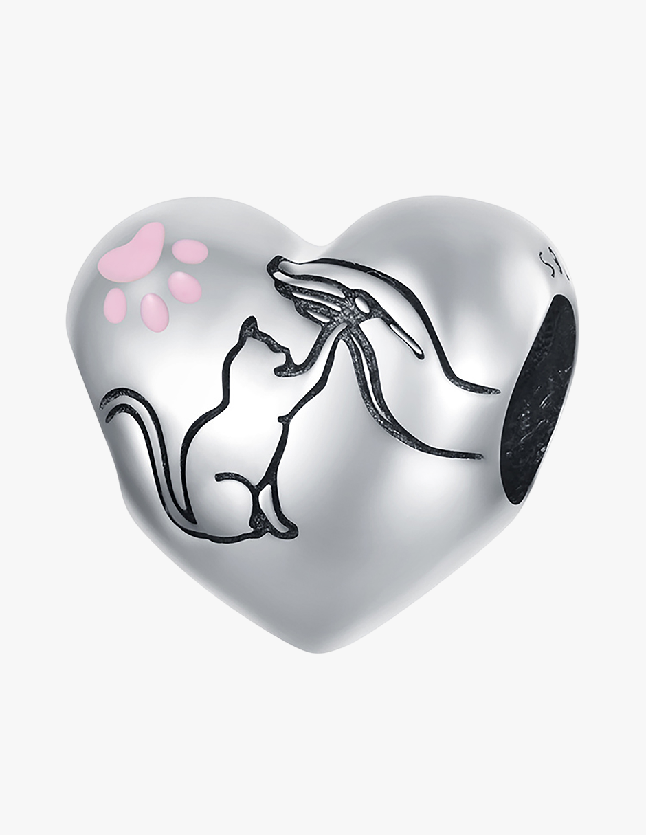 Charm de Plata .925, Cat Friendship, Miow