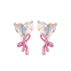 Aretes de Corazón, Plata .925, Ame Glam Pop