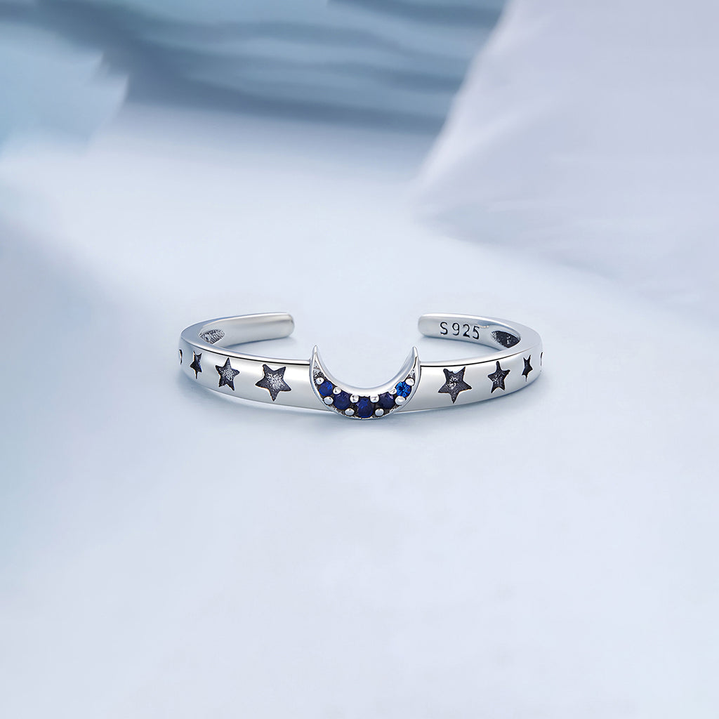 Anillo de Luna, Plata .925, Ame Glam Pop