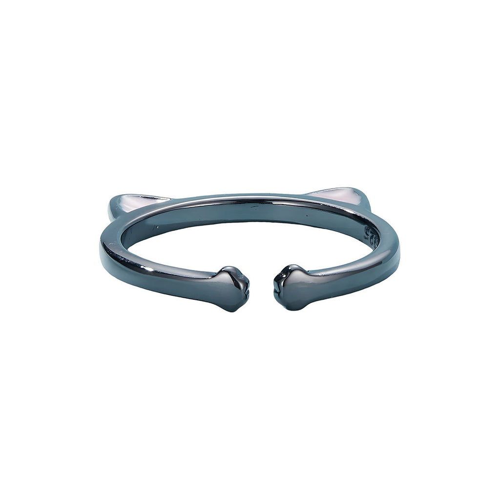 Anillo de Plata .925, Black Cat, Miow