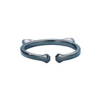 Anillo de Plata .925, Black Cat, Miow