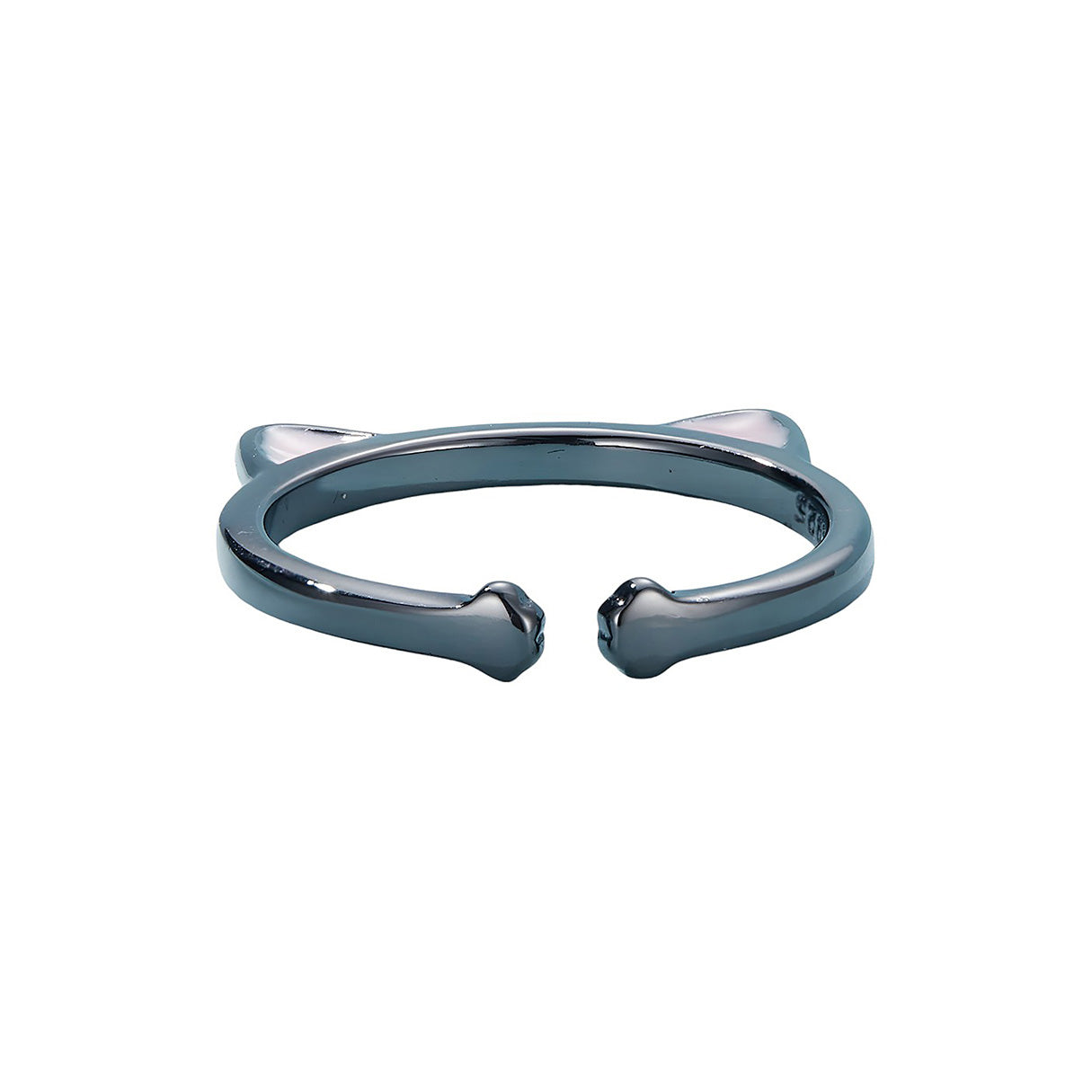 Anillo de Plata .925, Black Cat, Miow
