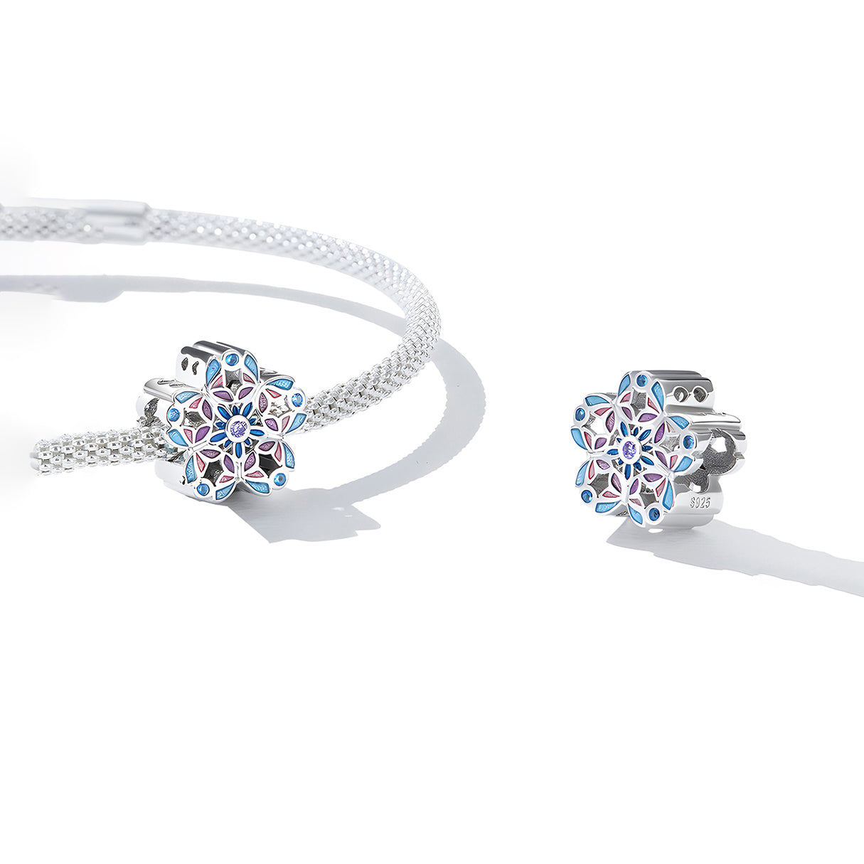 Charm de Flor, Plata .925, Ame Glam Pop