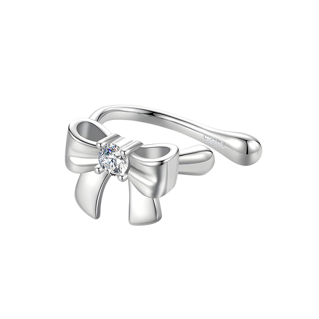 Ear Cuff de Moño, Plata .925, Ame Glam Pop