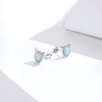 Aretes de Plata .925, Two Moon Cat, Miow