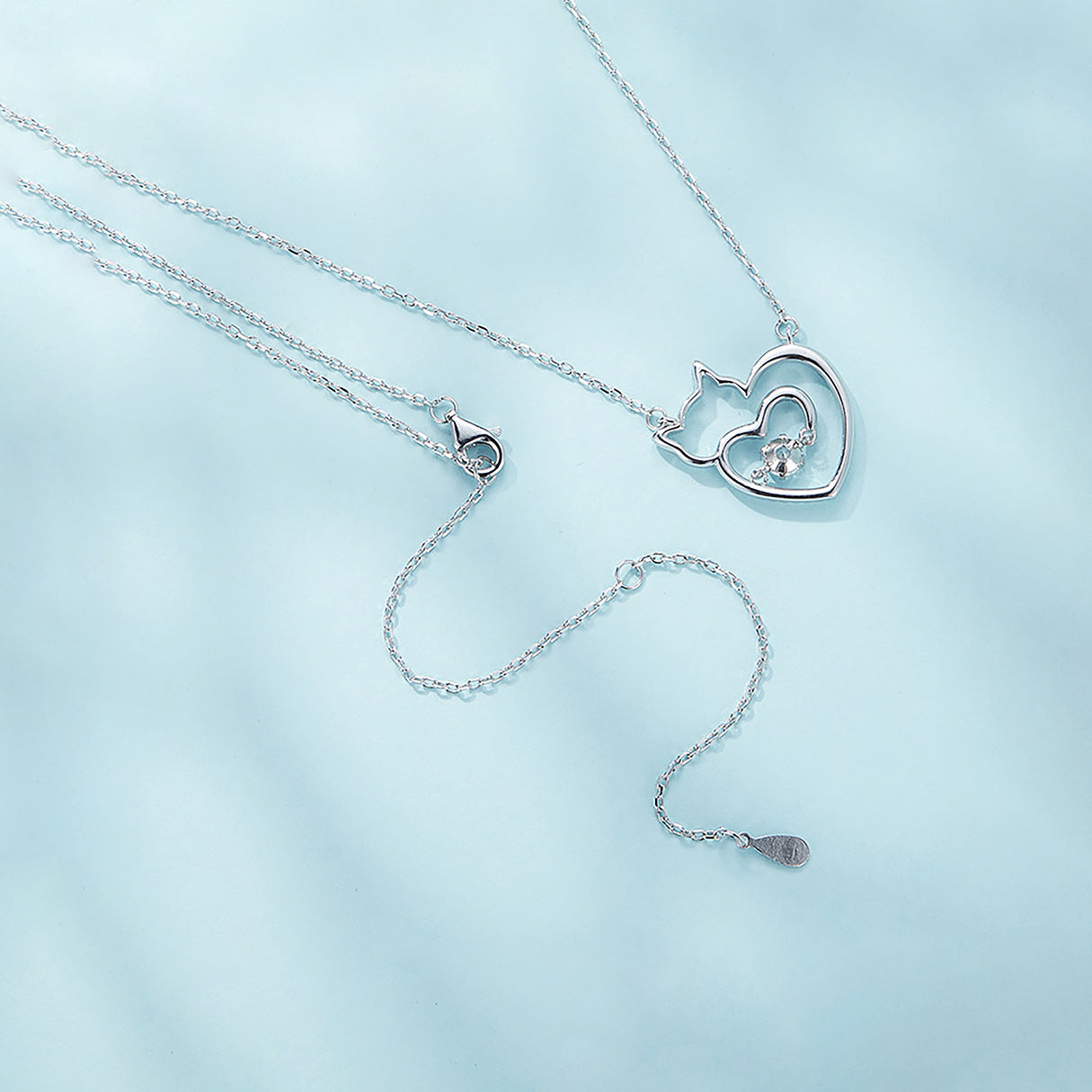 Collar de Plata .925, Bright Cat Love, Miow