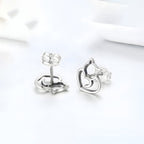 Aretes de Plata .925, Cat'S Love, Miow