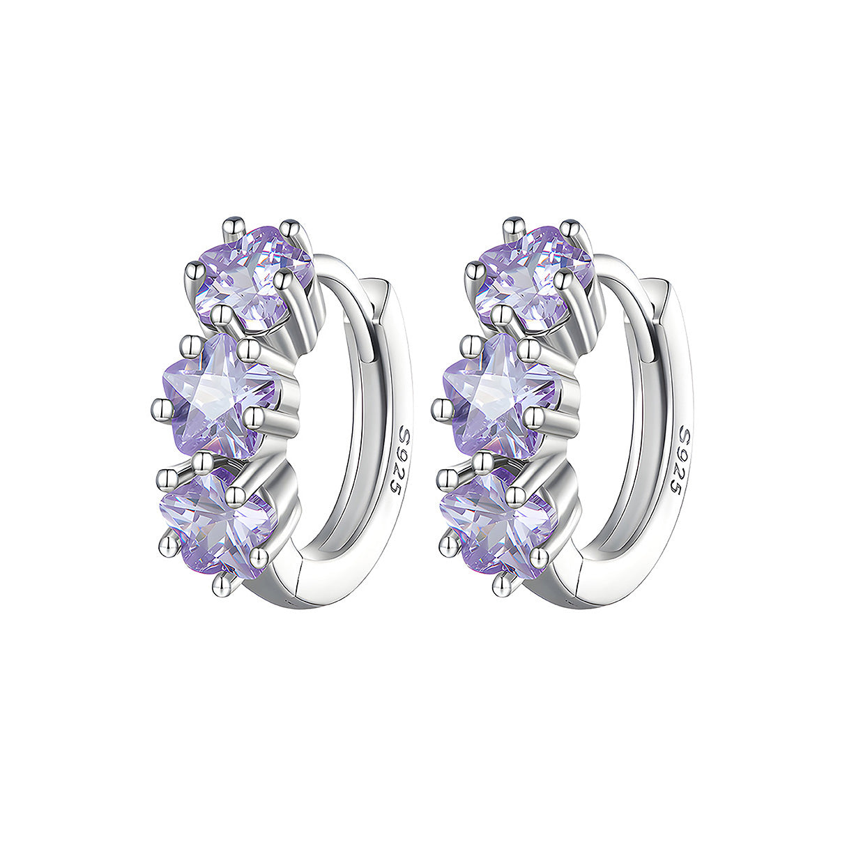 Aretes de Estrella, Plata .925, Ame Glam Pop