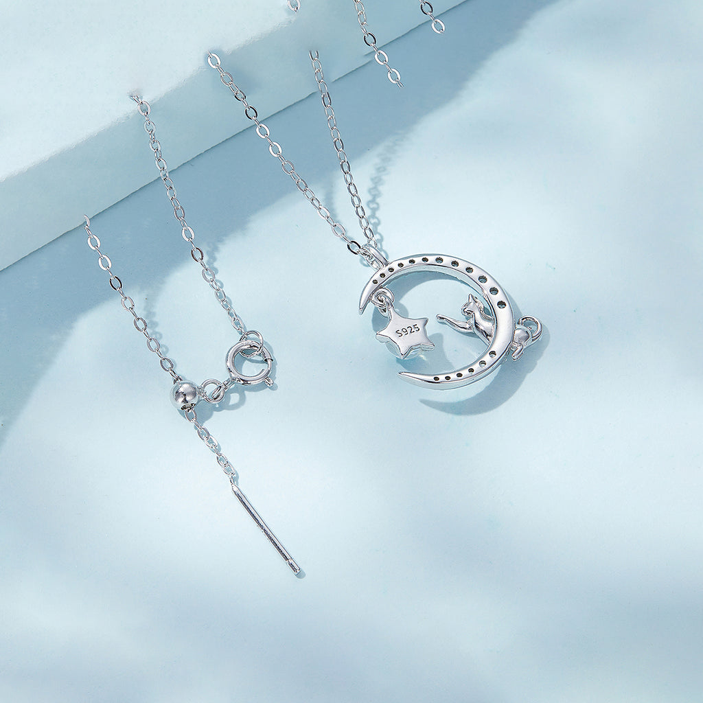 Collar de Plata .925, Cat Eye, Miow