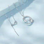 Collar de Plata .925, Cat Eye, Miow
