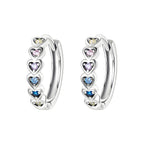 Aretes de Corazón, Plata .925, Ame Glam Pop
