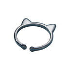 Anillo de Plata .925, Black Cat, Miow