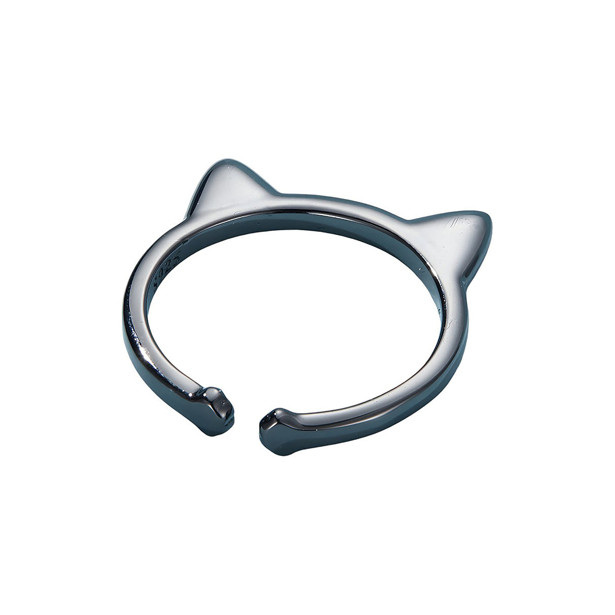 Anillo de Plata .925, Black Cat, Miow