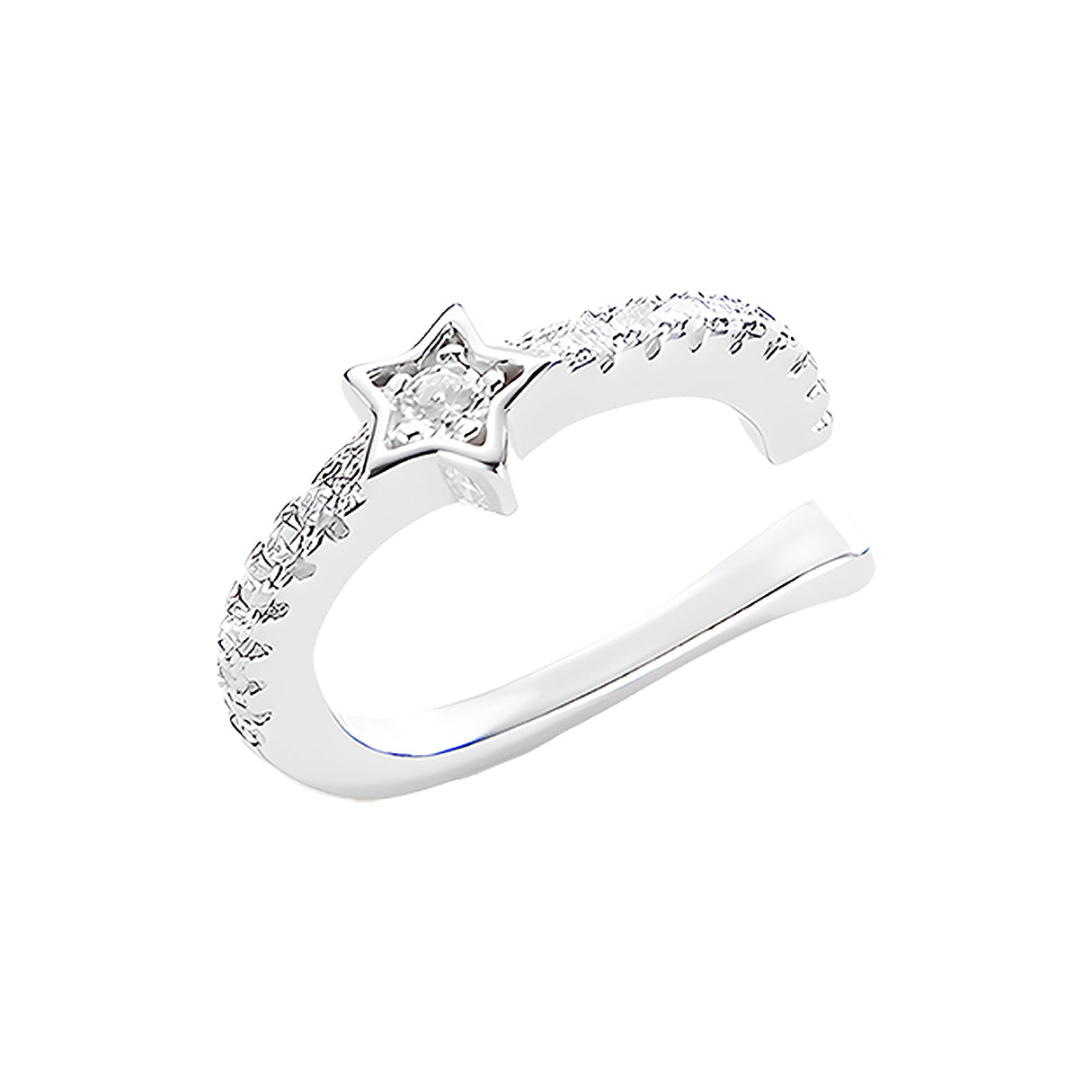 Aretes de Estrella, Plata .925, Ame Glam Pop