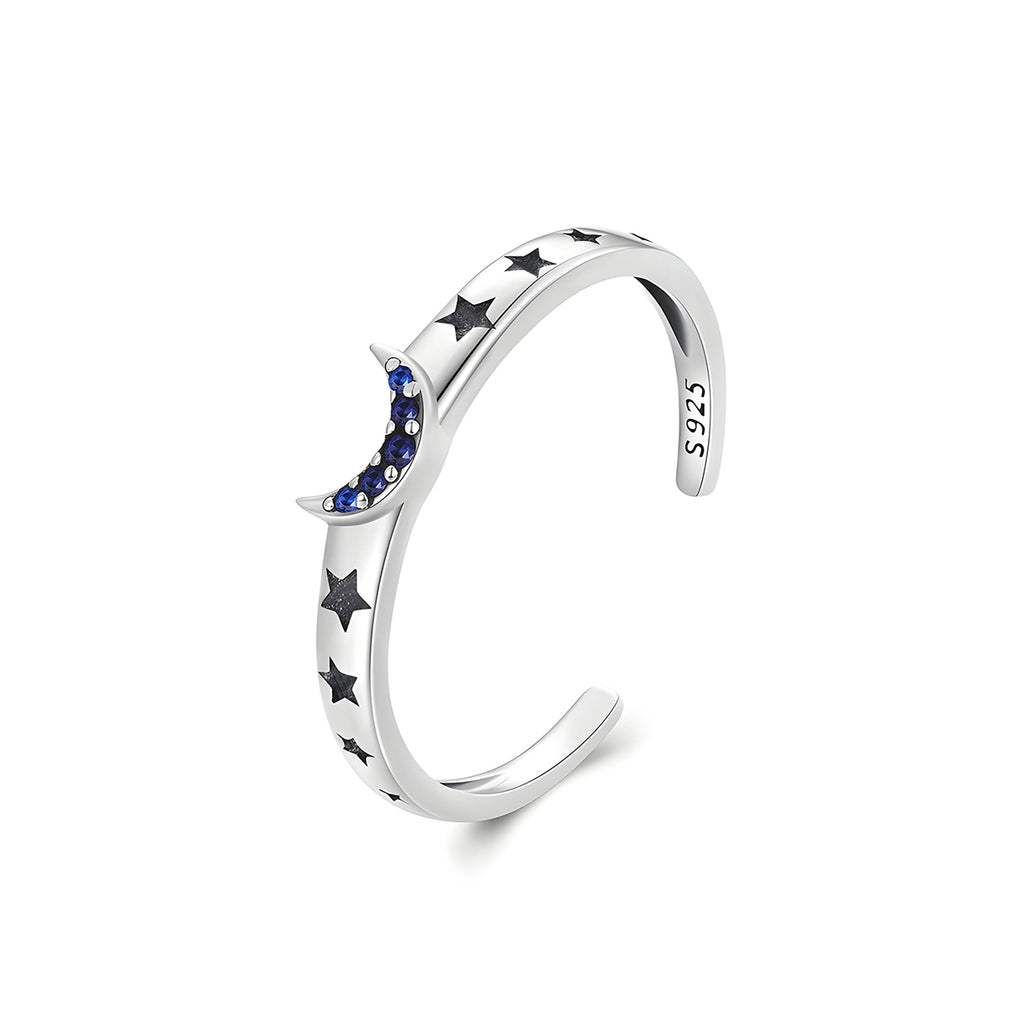 Anillo de Luna, Plata .925, Ame Glam Pop