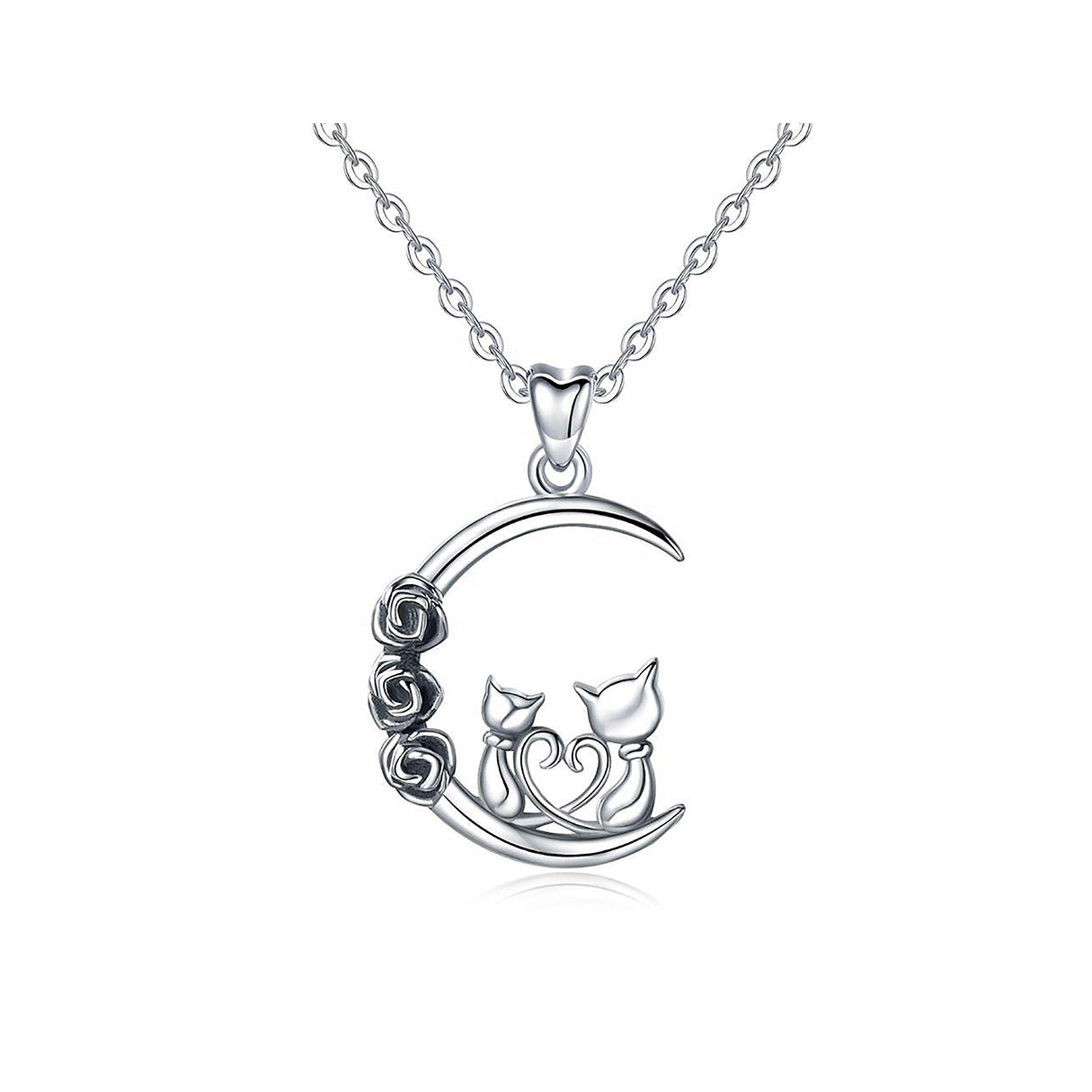 Collar de Plata .925, Cat Moon, Miow
