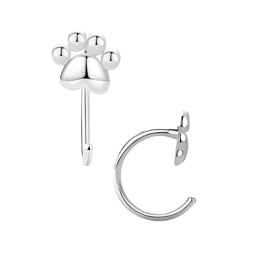 Aretes de Plata .925, Cat Paw, Miow