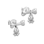 Aretes de Huella, Plata .925, Ame Glam Pop