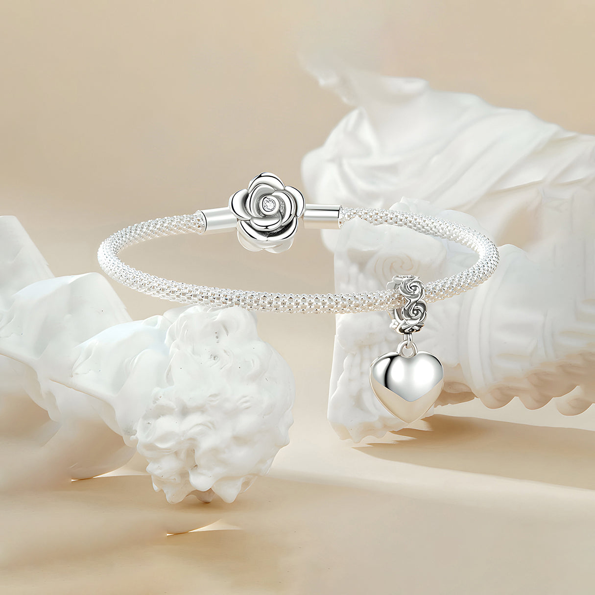 Charm de Corazón, Plata .925, Ame Glam Pop