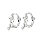 Aretes de Plata .925, Silver Cat, Miow