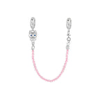 Charm de Plata .925, Pink Rope Cat, Miow