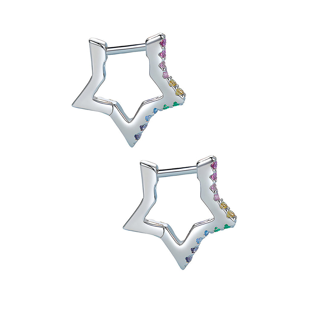 Aretes de Estrella, Plata .925, Ame Glam Pop