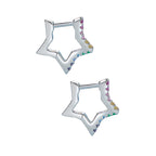 Aretes de Estrella, Plata .925, Ame Glam Pop