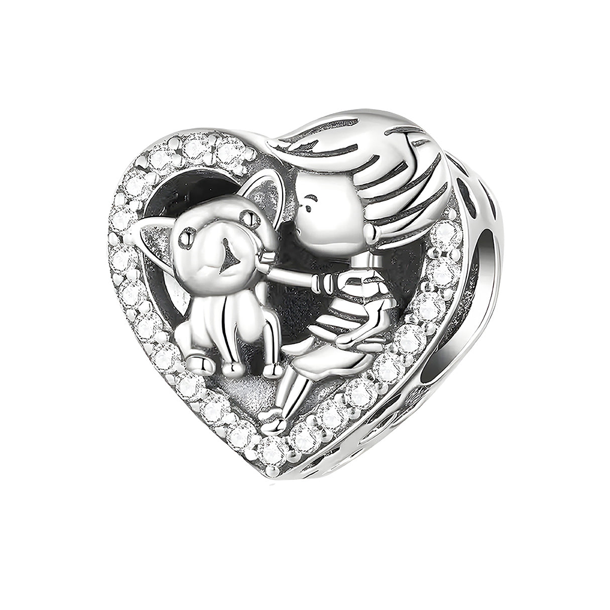 Charm de Corazón, Plata .925, Ame Glam Pop