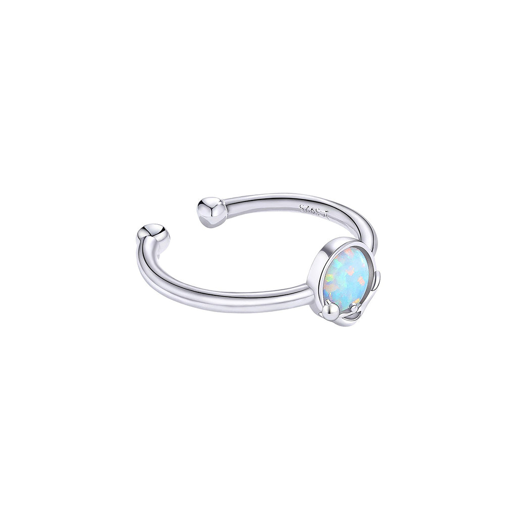 Anillo de Plata .925, Cat In The Ocean, Miow