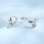 Aretes de Plata .925, Silver Cat, Miow