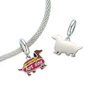 Charm de Perro Salchica, Plata .925, Ame Glam Pop