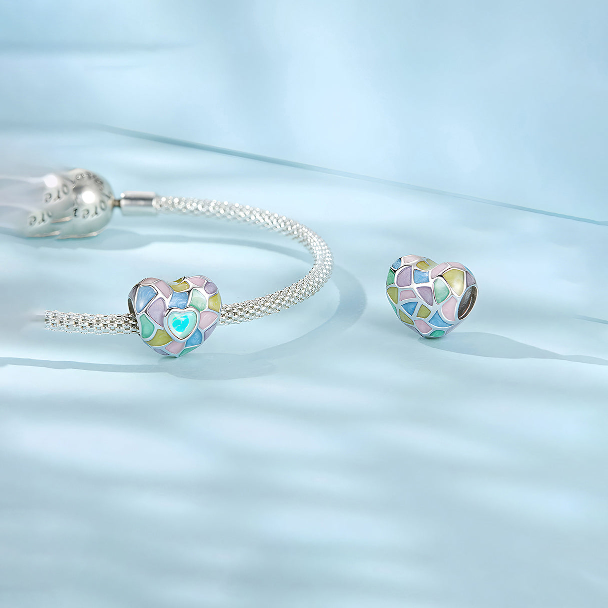 Charm de Corazón, Plata .925, Ame Glam Pop