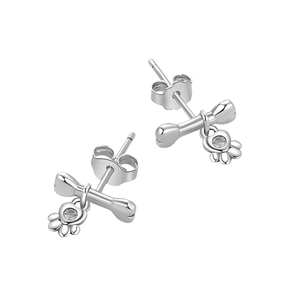 Aretes de Huella, Plata .925, Ame Glam Pop