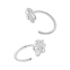 Aretes de Plata .925, Cat Paw, Miow