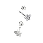 Aretes de Estrella, Plata .925, Ame Glam Pop