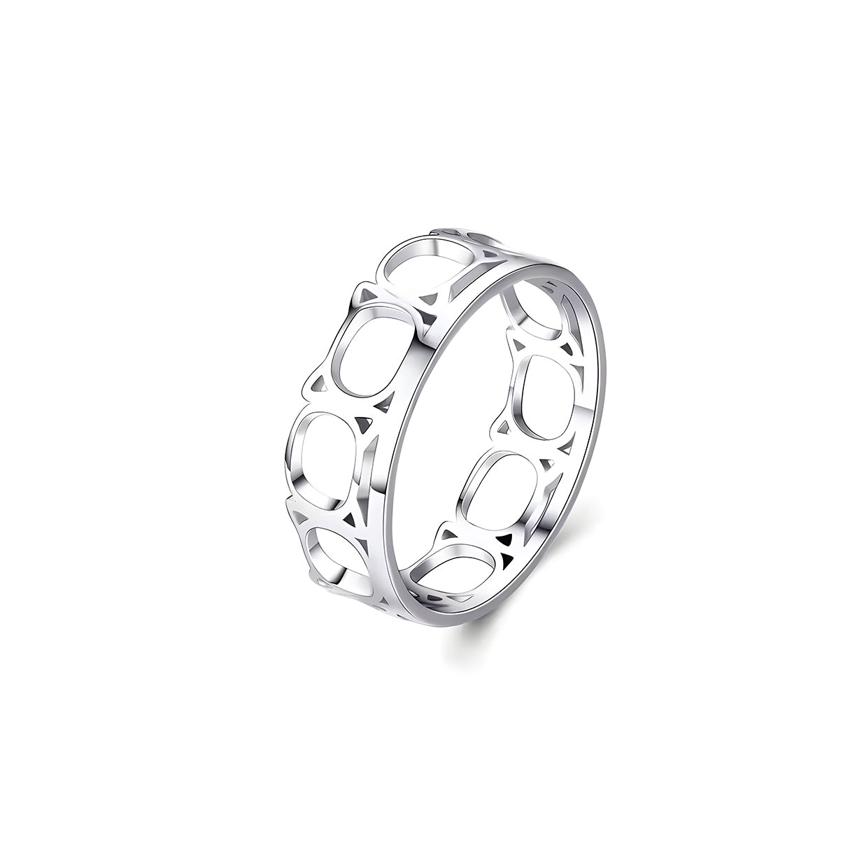 Anillo de Plata .925, Cat Head Spinning, Miow N°7