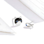 Aretes de Plata .925, Cat Fish, Miow