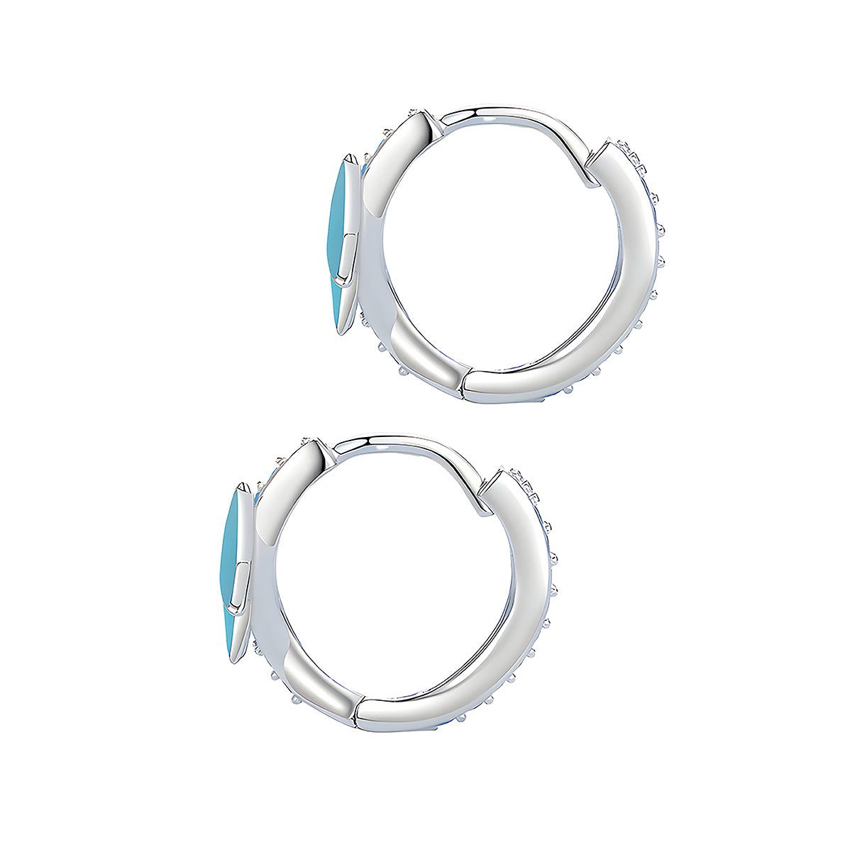 Aretes de Estrella Mar, Plata .925, Ame Glam Pop
