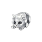 Charm de Plata .925, Hidden Cat, Miow