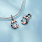 Charm de Plata .925, Two Cats, Miow