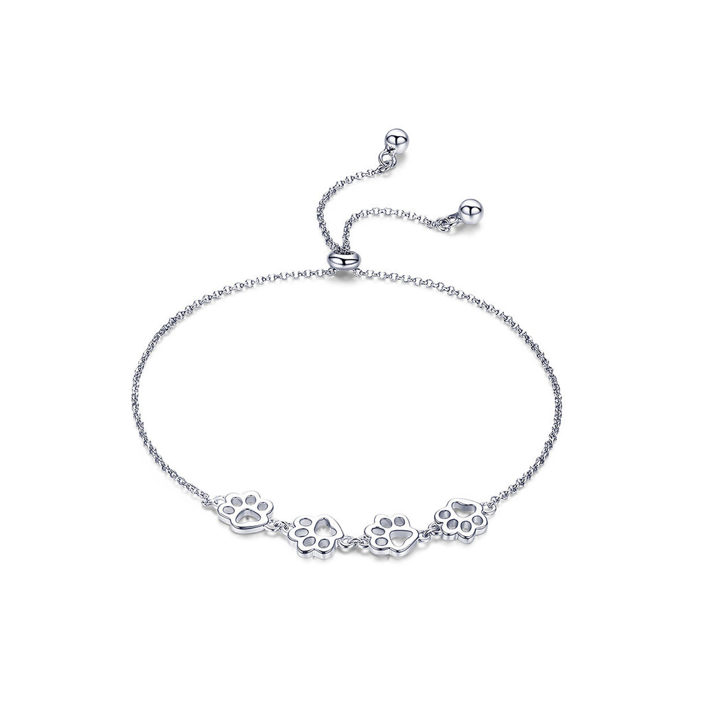 Pulsera de Plata .925, Footprint, Miow
