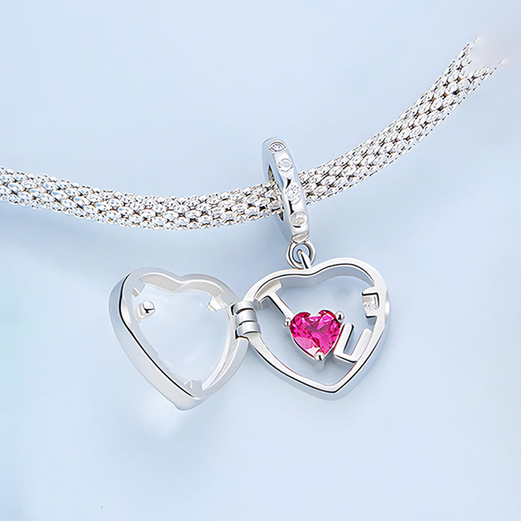 Charm de Corazón, Plata .925, Ame Glam Pop