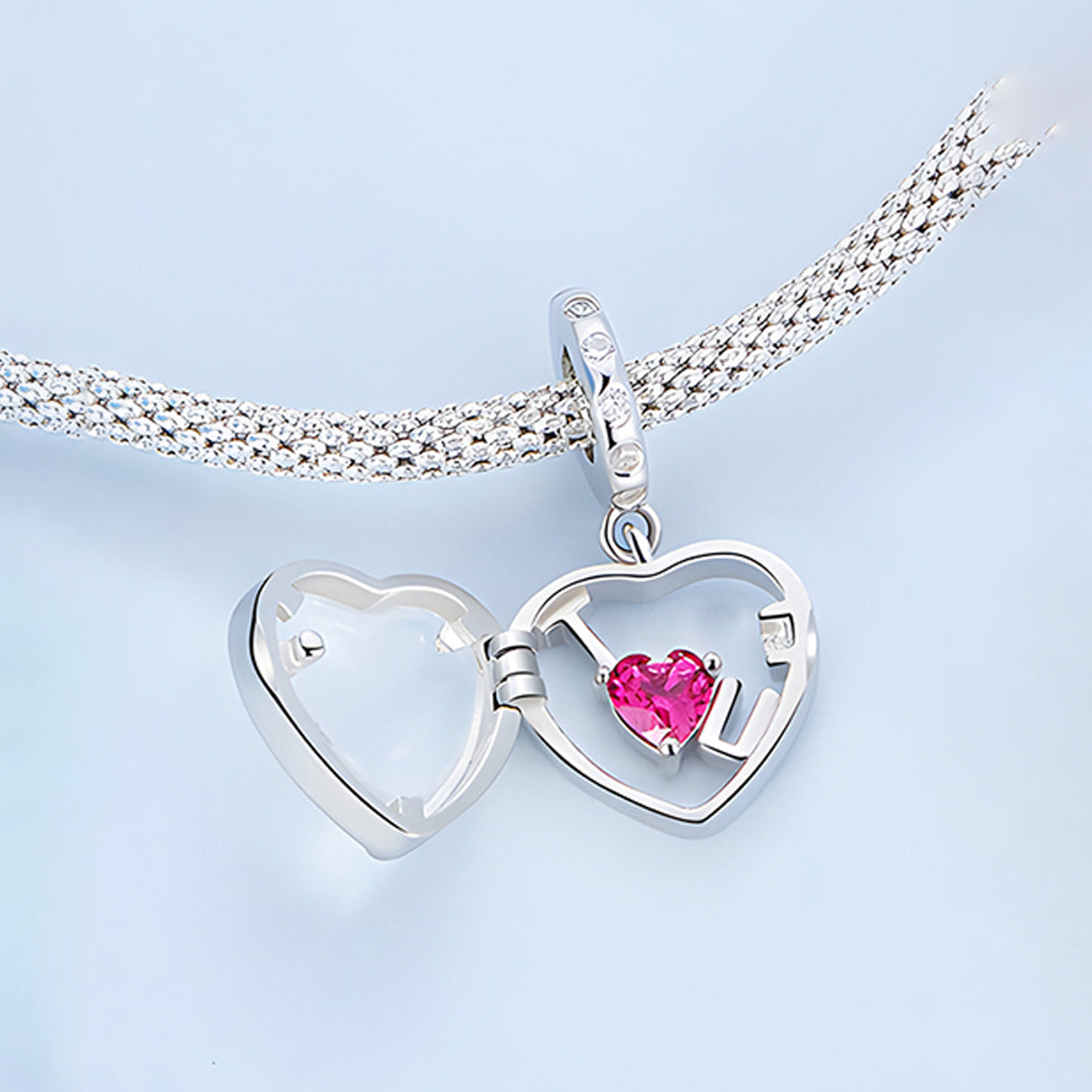 Charm de Corazón, Plata .925, Ame Glam Pop