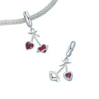 Charm de Corazón, Plata .925, Ame Glam Pop