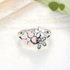 Anillo de Flores, Plata .925, Ame Glam Pop N°7