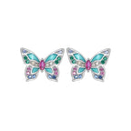 Aretes de Mariposa, Plata .925, Ame Glam Pop
