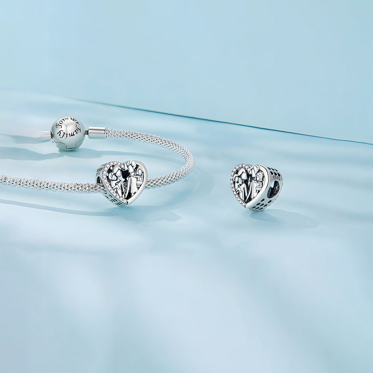 Charm de Corazón, Plata .925, Ame Glam Pop