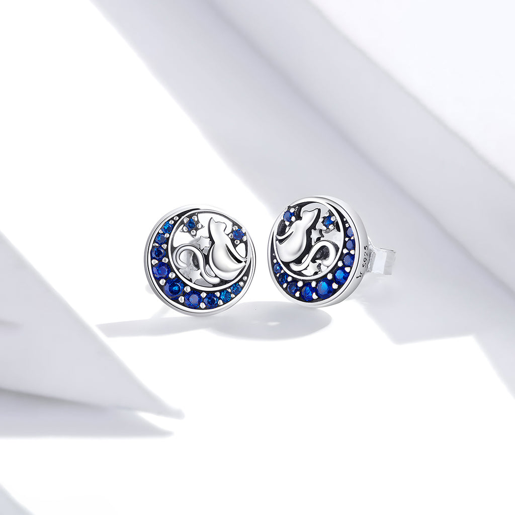 Aretes de Plata .925, Cats In The Sky, Miow