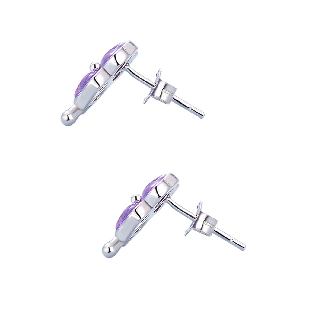 Aretes de Trébol, Plata .925, Ame Glam Pop