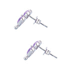 Aretes de Trébol, Plata .925, Ame Glam Pop